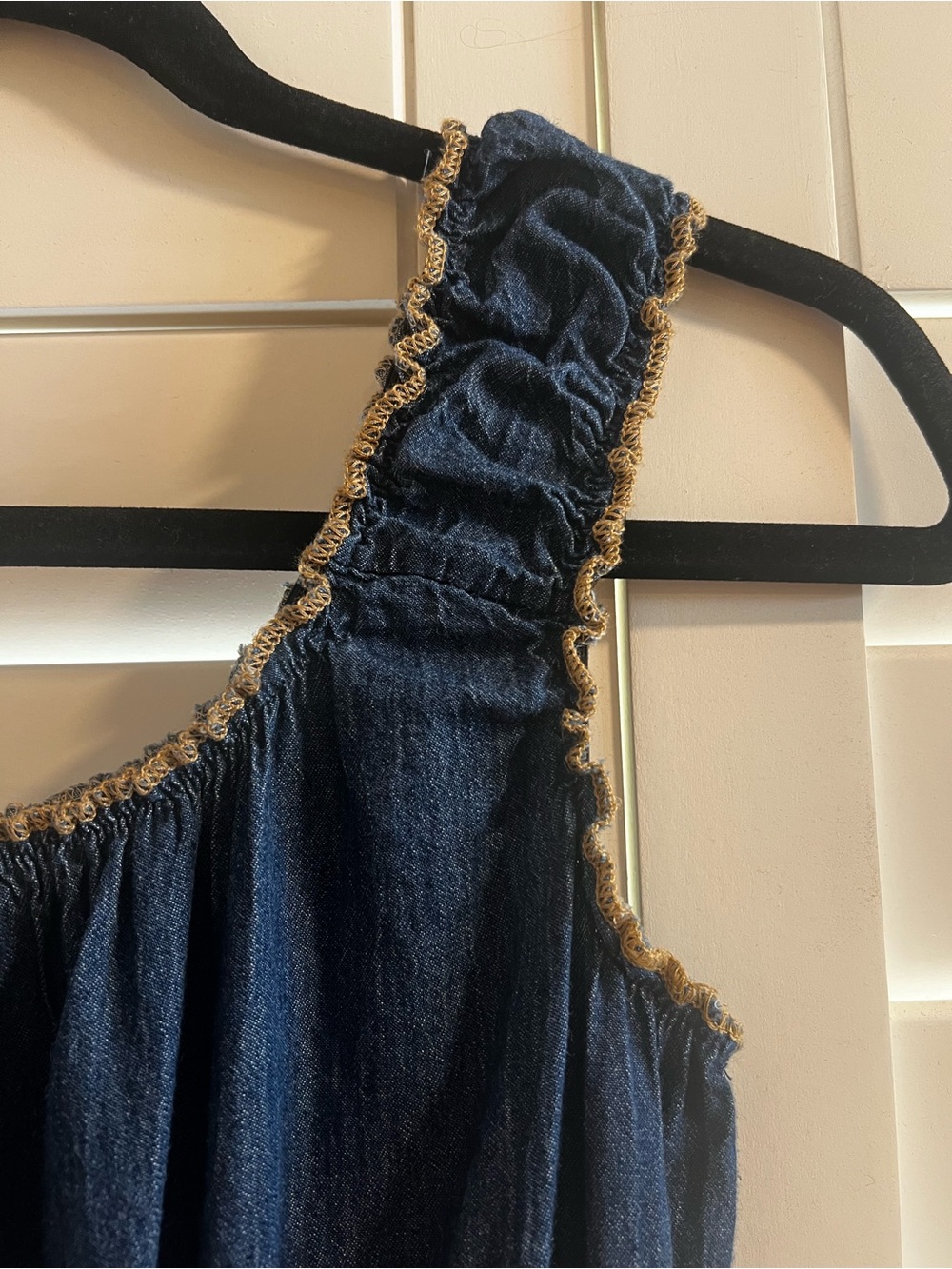 💙🤎 Women’s Sleeveless Blue Tiered Maxi, cute for concerts, lunches. - Picture 4 of 4
